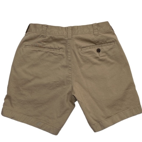 J.Crew factory 7 inch inseam, chino shorts, size 28 camel - Picture 2 of 8
